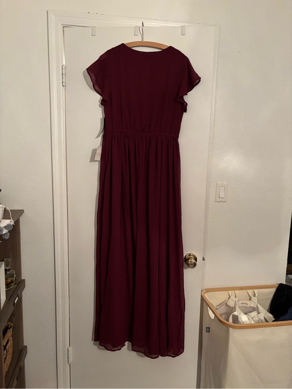 Lulu's Burgundy Maxi Dress